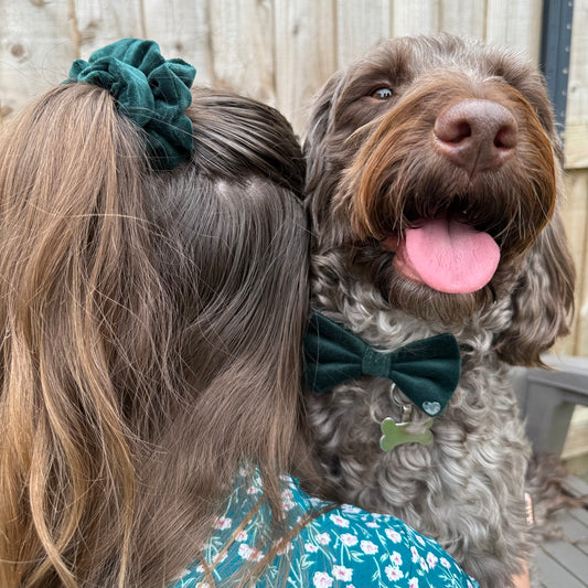 Bottle Green Scrunchie