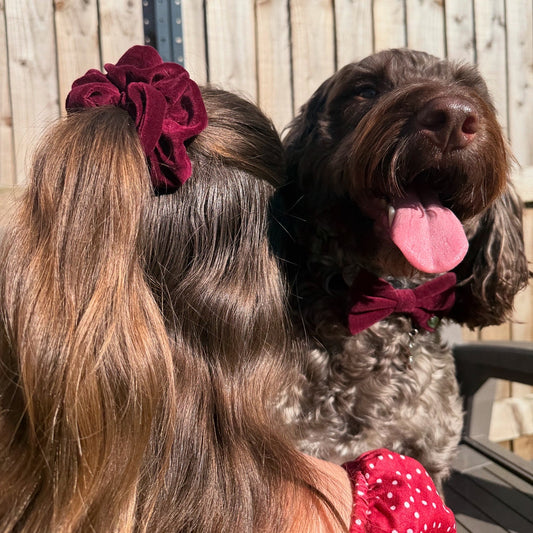 Burgundy Crush Scrunchie