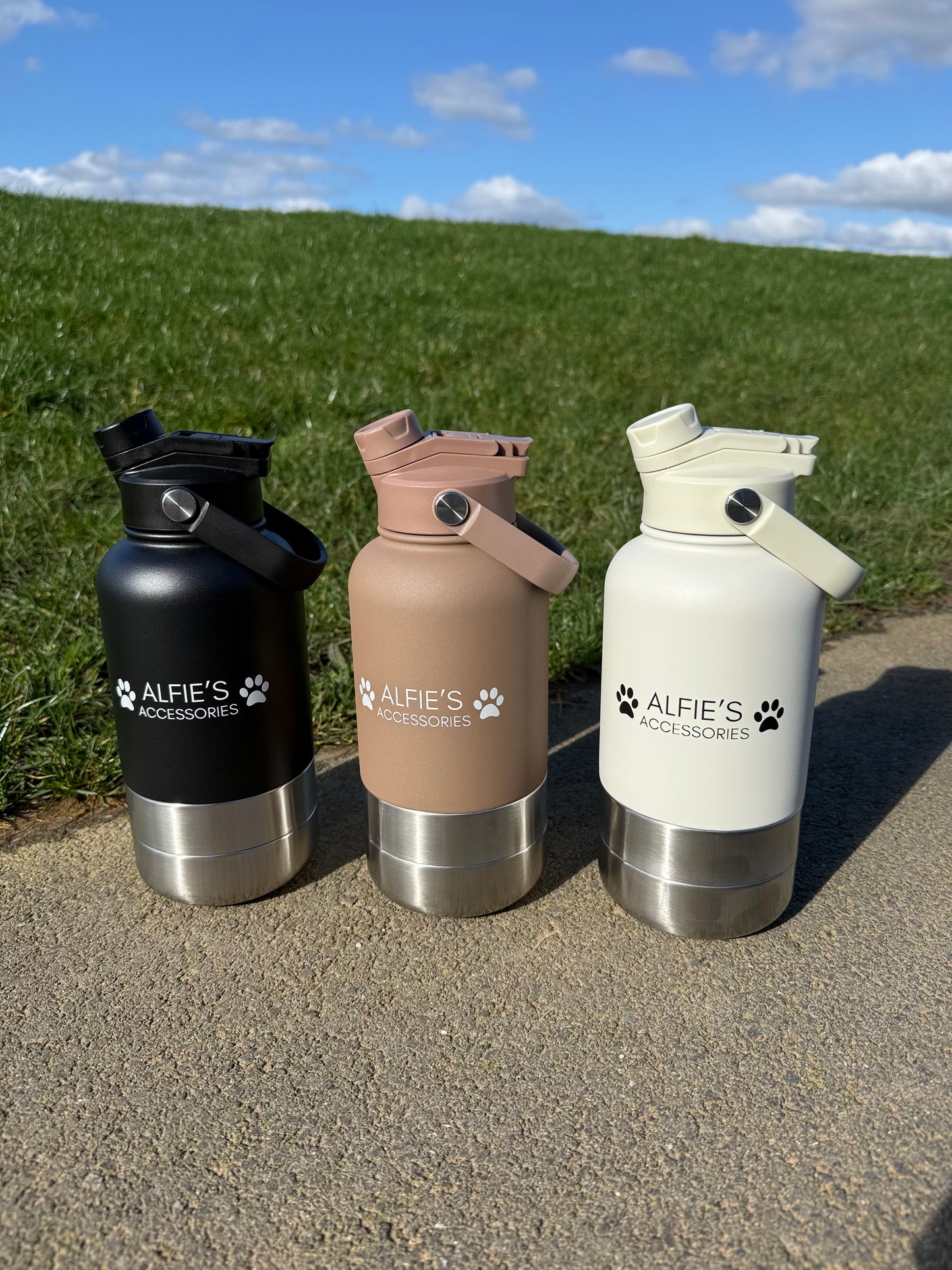 Brown 3-in-1 Water Bottle