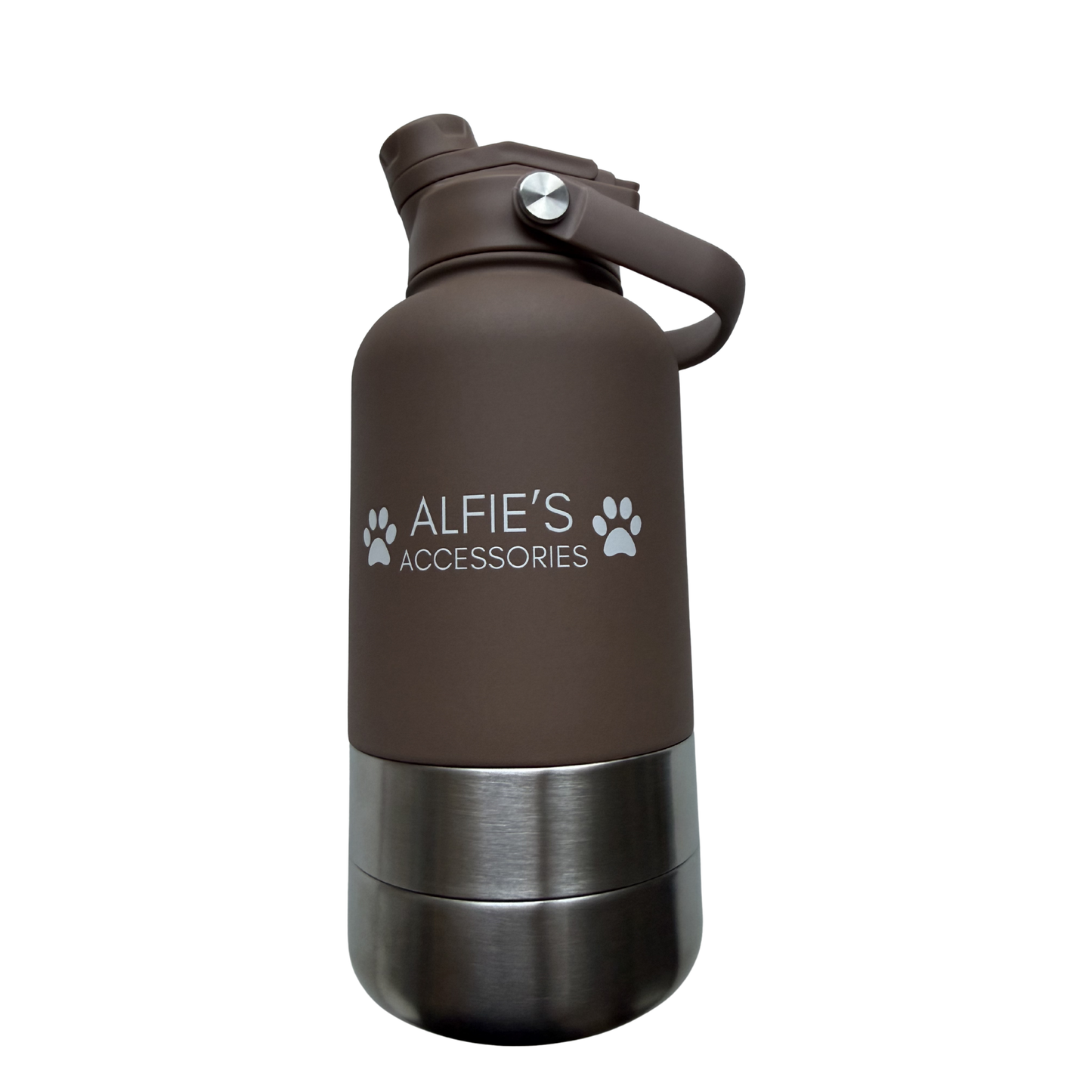 Brown 3-in-1 Water Bottle