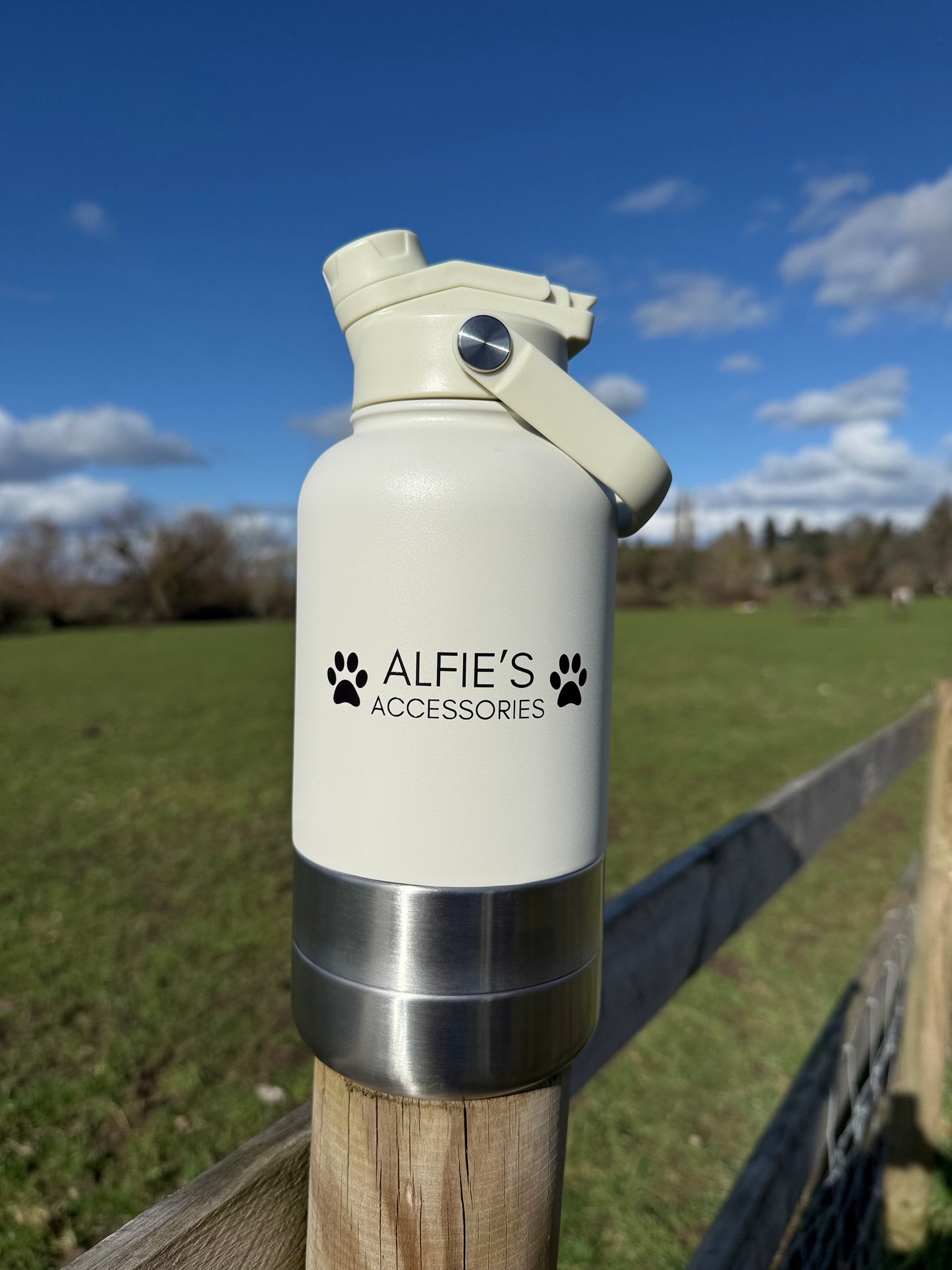 White 3-in-1 Water Bottle